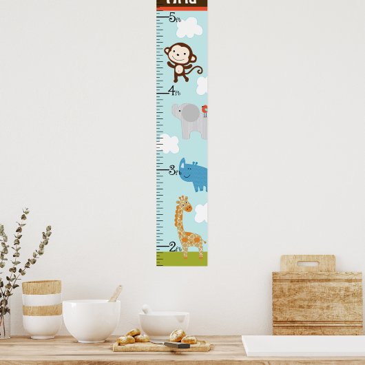 Personalisierte Jungtierzuchtkarte Poster (Küche)