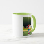 Personalisierte Junior Golfer Combo-Tasse Tasse (VorderseiteRechts)