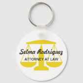 Personalisierte Justizskala Schlüsselanhänger (Vorderseite)