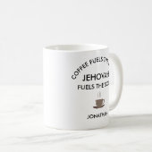 Personalisierte JW-Geschenke Jehovah brennt Soul Kaffeetasse (VorderseiteRechts)