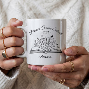 Personalisierte JW-Pionierdienst-Schulklasse 2025 Kaffeetasse