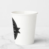 Personalisierte Kaffee-Shop Logo-Kaffeepapiertasse Pappbecher (Links)