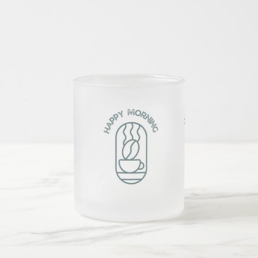 Personalisierte Kaffee-Tasse: Beginnen Sie Ihren T Mattglastasse (Mittel)