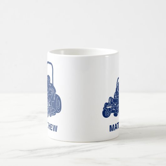 Personalisierte Kaffee-Tasse für Landscapes, Mäher Kaffeetasse (Mittel)