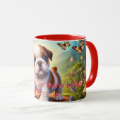 Personalisierte Kaffee-Tasse - Individuelle Name o Tasse (VorderseiteRechts)