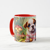 Personalisierte Kaffee-Tasse - Individuelle Name o Tasse (Vorderseite Links)