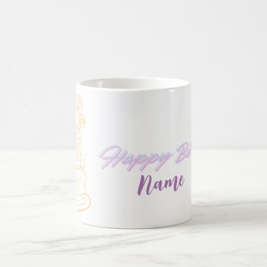 Personalisierte Kaffee-Tasse Kaffeetasse (Mittel)