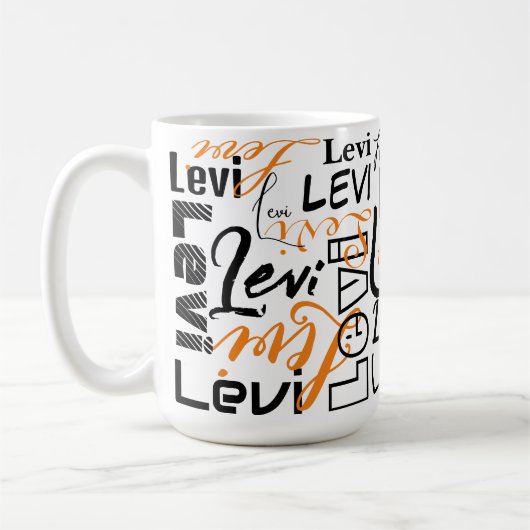 Personalisierte Kaffee-Tasse Kaffeetasse (Links)