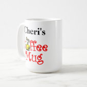 Personalisierte Kaffee-Tasse Kaffeetasse (Vorderseite Links)