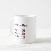 Personalisierte Kaffee-Tasse - Neuheit Kaffeetasse (Vorderseite Links)