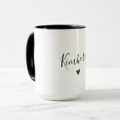 Personalisierte Kaffee-Tasse Tasse (Vorderseite Links)