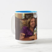 Personalisierte Kaffee-Tasse, zwei tonen, 15 Unze Zweifarbige Tasse (Vorderseite Links)