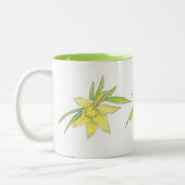 Personalisierte Kaffee-Tasse Zweifarbige Tasse (Links)