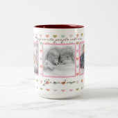 Personalisierte Kaffee-Tassen für Großmutter Zweifarbige Tasse (Mittel)
