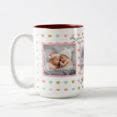 Personalisierte Kaffee-Tassen für Großmutter Zweifarbige Tasse (Links)