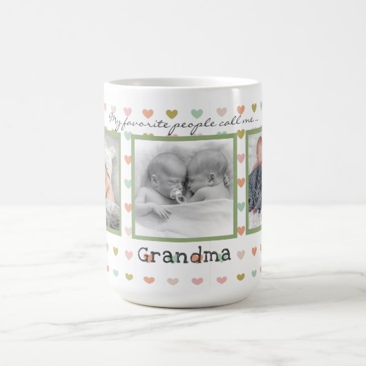 Personalisierte Kaffeebeutel für Großmütter Kaffeetasse (Mittel)