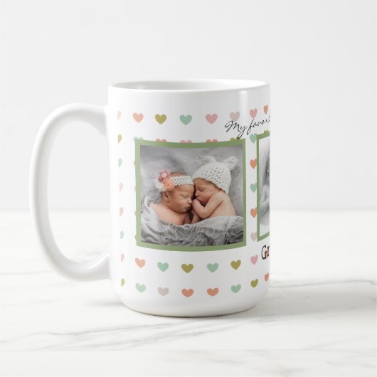 Personalisierte Kaffeebeutel für Großmütter Kaffeetasse (Links)