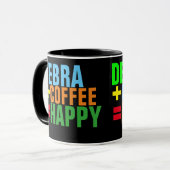 personalisierte Kaffeeformel Tasse (Vorderseite Links)