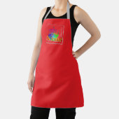 Personalisierte Kaffeekanne Rot Schürze (InSitu)