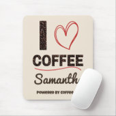 Personalisierte Kaffeeliebhaber | Benutzerdefinier Mousepad (Mit Mouse)