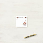 Personalisierte Kaffeenachrichtennotizen Post-it Klebezettel (Auf Schreibtisch)