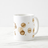 Personalisierte Kaffeestängen Grunge Text Spaß Kaffeetasse (VorderseiteRechts)