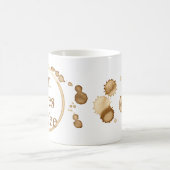 Personalisierte Kaffeestängen Grunge Text Spaß Kaffeetasse (Mittel)