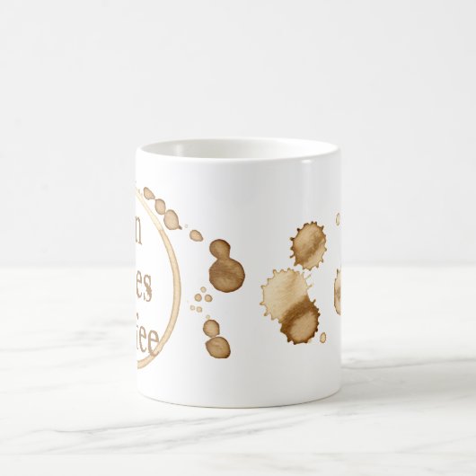 Personalisierte Kaffeestängen Grunge Text Spaß Kaffeetasse (Mittel)