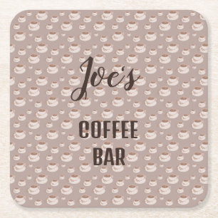 Personalisierte Kaffeestation Bar Untersetzer