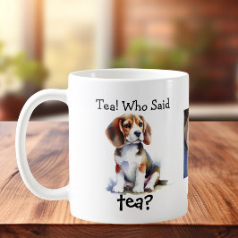 Personalisierte Kaffeetasse mit Beagle-Foto und Gr