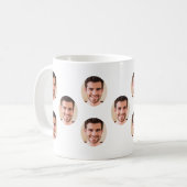 Personalisierte Kaffeetasse mit individuellem Gesi (Vorderseite Links)