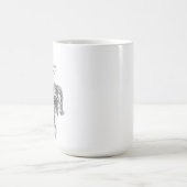 Personalisierte Kaffeetasse mit individuellem Haus (Mittel)