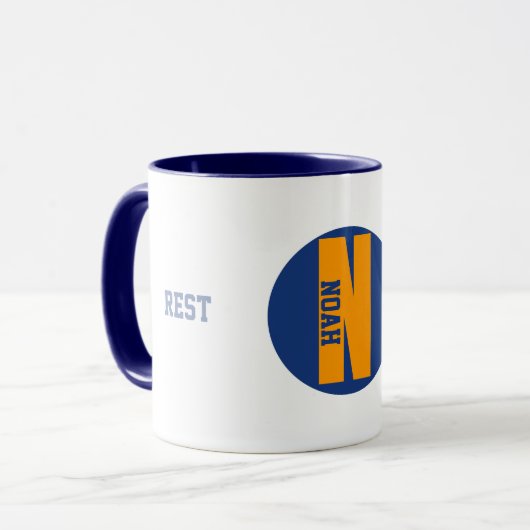 Personalisierte Kaffeetassen, Noah Name Tasse (Vorderseite Links)