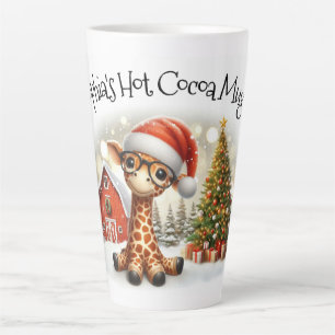 Personalisierte Kakao-Tasse Weihnachten auf dem Ba Milchtasse