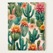 Personalisierte Kakteen Art Print Planer (Rückseite)