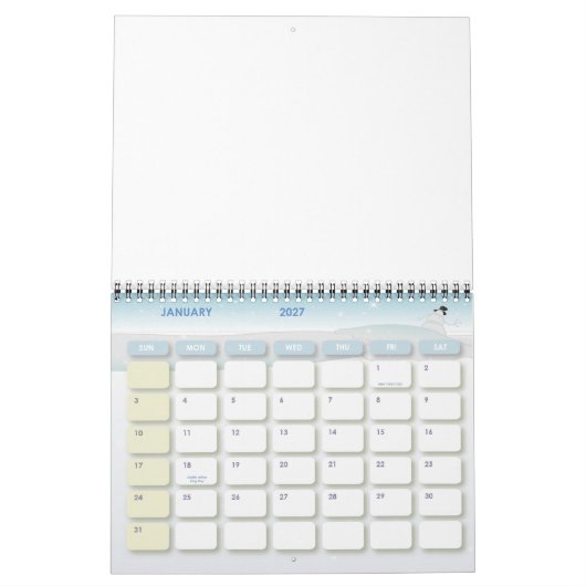 Personalisierte Kalender (Jan 2027)