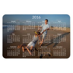 Personalisierte Kalender 2016 große flexible Magne Magnet