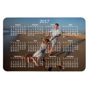 Personalisierte Kalender 2017 Große flexible Magne Magnet