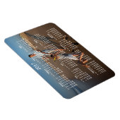Personalisierte Kalender 2017 Große flexible Magne Magnet (Rechte Seite)