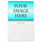 Personalisierte Kalender-Schablone Kalender (Feb 2026)