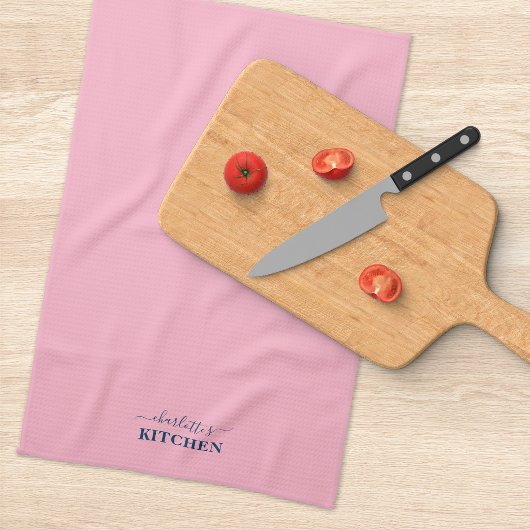 Personalisierte Kalligraphie-Editierbare Farben Geschirrtuch