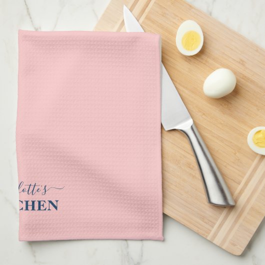 Personalisierte Kalligraphie-Editierbare Farben Geschirrtuch (Viertel Falte)