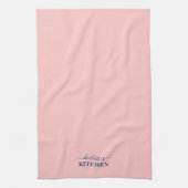 Personalisierte Kalligraphie-Editierbare Farben Geschirrtuch (Vertikal)