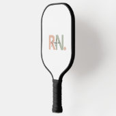 personalisierte Kalligraphie von RN Pickleball Schläger (Links)