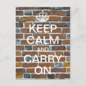 Personalisierte KALM DER HALTUNG UND BEFÖRDERUNG D Postkarte (Vorderseite)