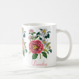 Personalisierte Kamelien Kaffeetasse