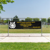 Personalisierte Kampfkunst des Weißen Tigers Banner (Insitu)
