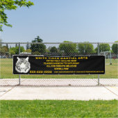 Personalisierte Kampfkunst des Weißen Tigers Banner (Insitu)