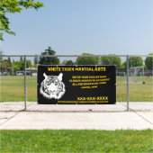 Personalisierte Kampfkunst des Weißen Tigers Banner (Insitu)