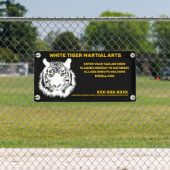 Personalisierte Kampfkunst des Weißen Tigers Banner (Insitu)